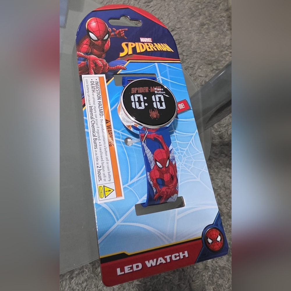 Disney Spider-Man Kids Digital Watch - Red and Black